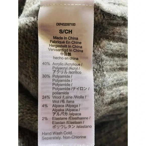 Madewell Women's York Half-Zip Pullover Sweater size S Neutral - Picture 7 of 10